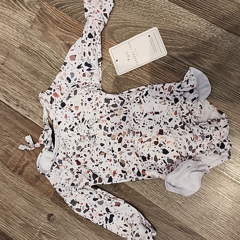 Current Tyed Blake Ruffle Rashguard suit